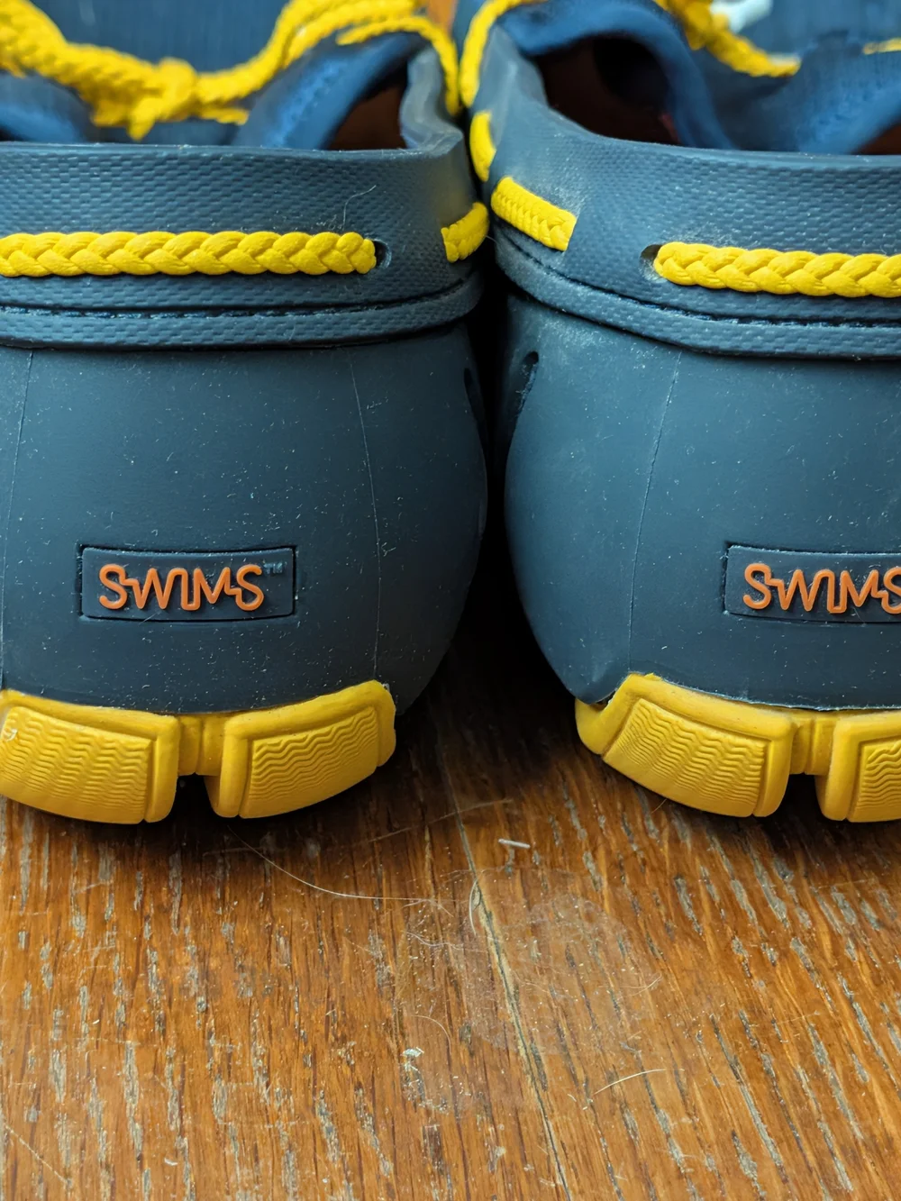 Swims Men's Braided Lace Loafers Navy/Gold Fusion